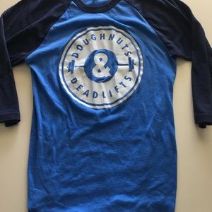Doughnuts & Deadlifts Baseball Tee